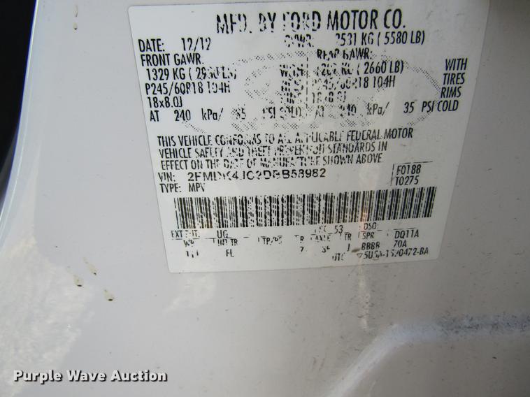 image for item DB9788 2013 Ford Edge SEL SUV