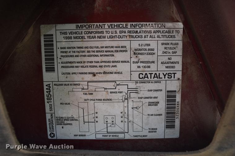 image for item DC3571 1998 Dodge Durango SUV