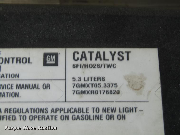 image for item DD2925 2007 Chevrolet 1500 Silverado Ext. Cab pickup truck