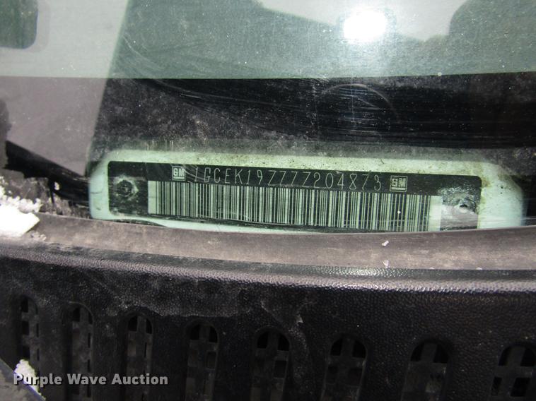 image for item DD2925 2007 Chevrolet 1500 Silverado Ext. Cab pickup truck