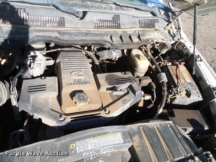 image for item DD5917 2011 Dodge Ram 3500 flatbed pickup truck