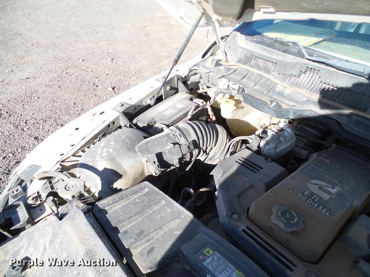 image for item DD5917 2011 Dodge Ram 3500 flatbed pickup truck