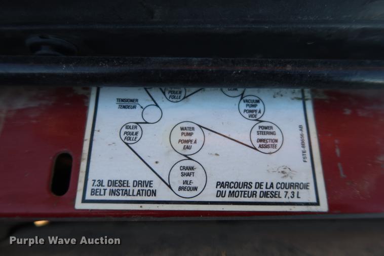 image for item DD9557 1997 Ford F350 flatbed pickup truck