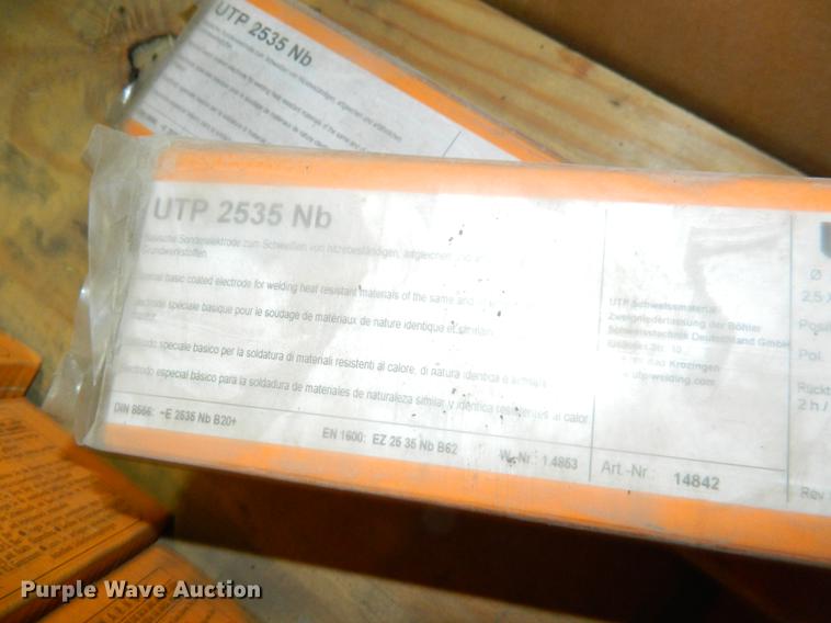image for item DE9950 (12) cartons of welding rods