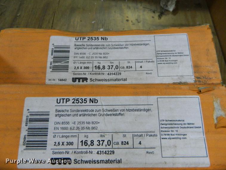 image for item DE9950 (12) cartons of welding rods