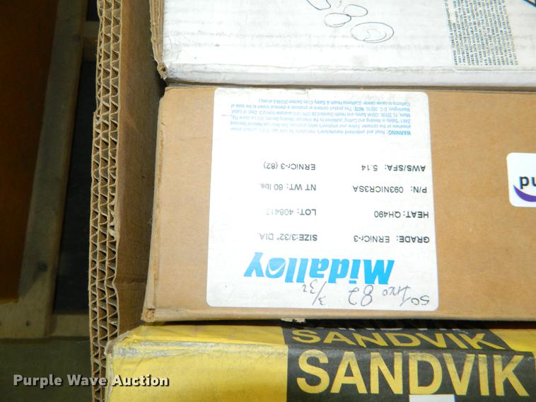 image for item DE9951 (9) spools of welding wire