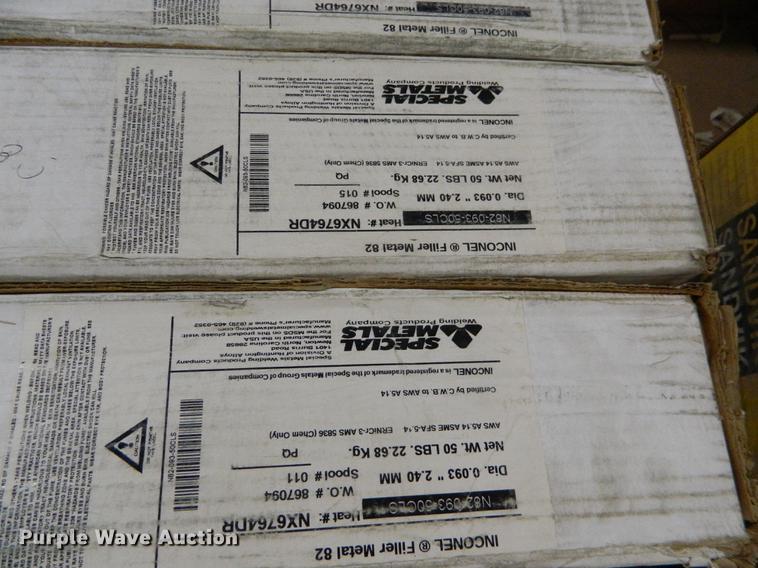 image for item DE9951 (9) spools of welding wire