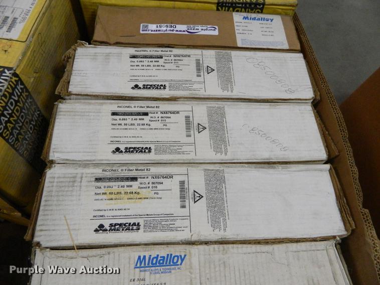 image for item DE9951 (9) spools of welding wire