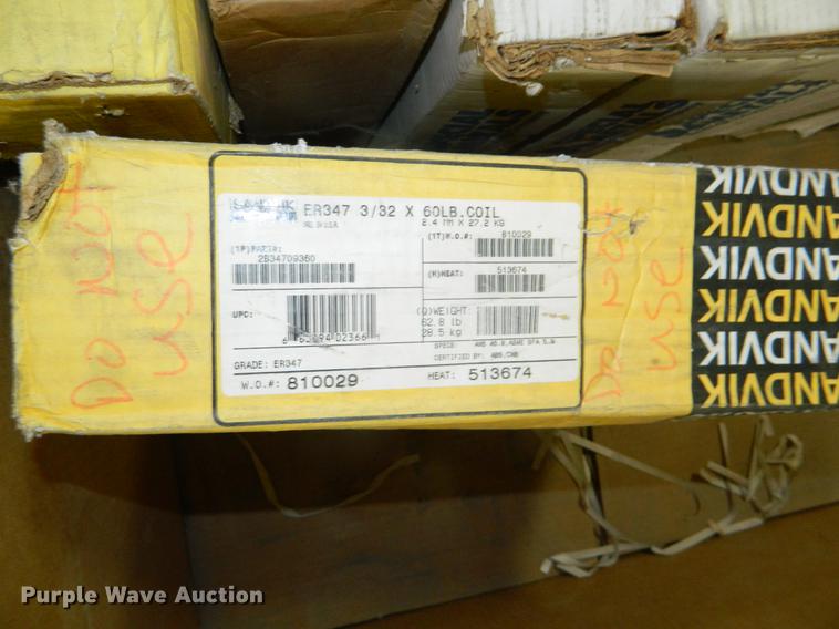 image for item DE9951 (9) spools of welding wire