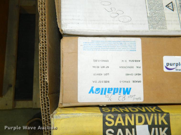 image for item DE9951 (9) spools of welding wire