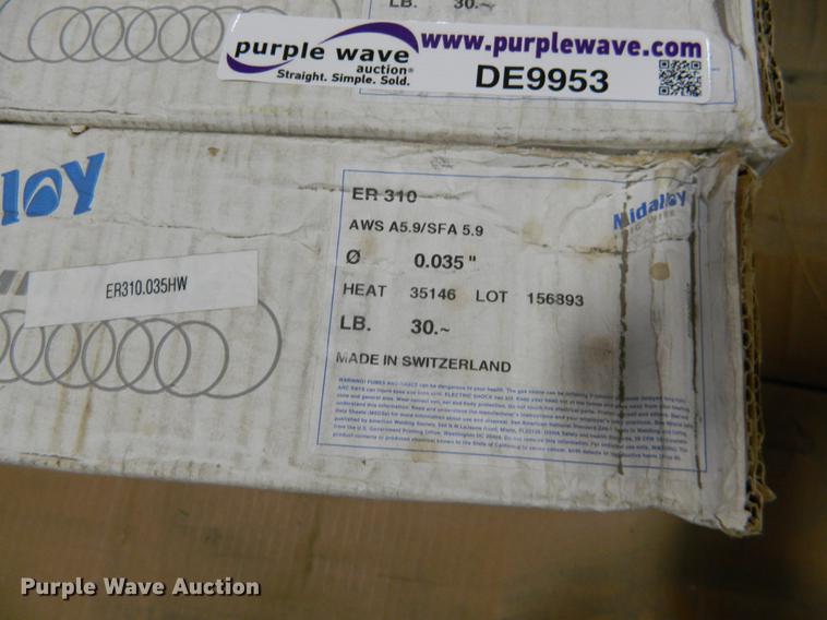 image for item DE9953 (5) spools of Midalloy welding wire
