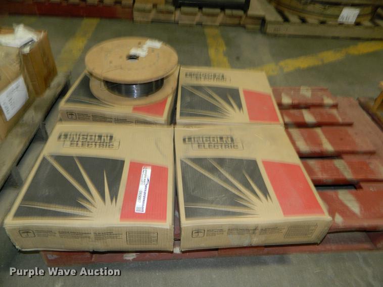 image for item DE9967 (5) spools of Lincoln welding wire