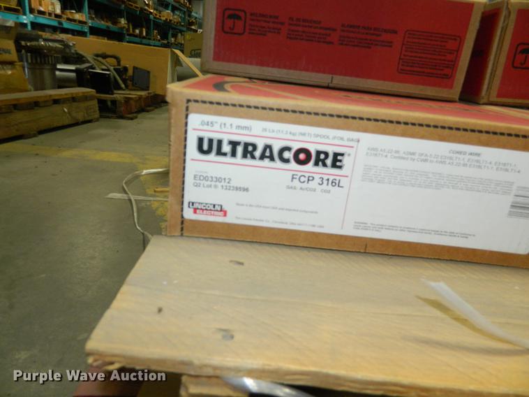 image for item DE9968 (7) spools of Lincoln welding wire