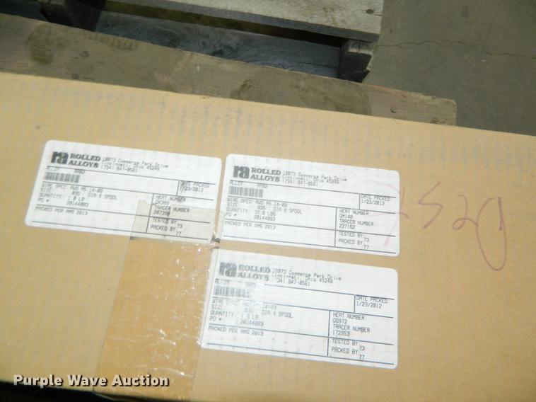 image for item DE9971 (2) cartons of welding wire