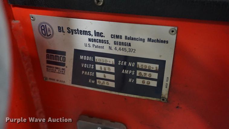 image for item DN9364 Ammco 1030 wheel balancer