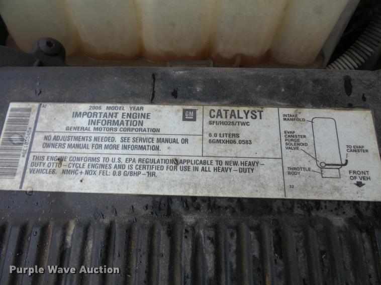 image for item EA9664 2005 Chevrolet Silverado 2500HD pickup truck