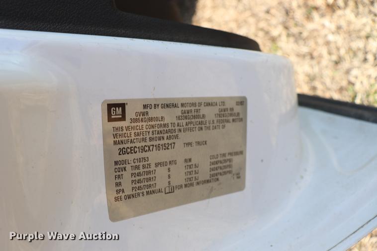 image for item EC9426 2007 Chevrolet Silverado 1500 Ext. Cab pickup truck