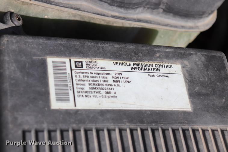 image for item EC9428 2009 Chevrolet Silverado 2500HD Ext. Cab pickup truck