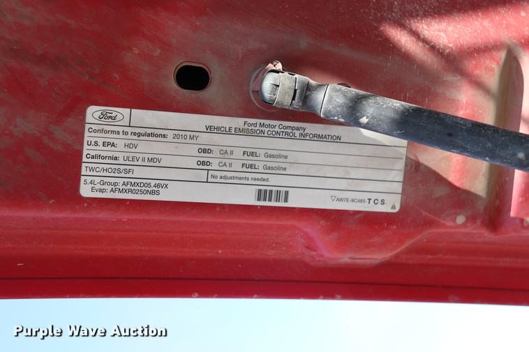 image for item EC9429 2010 Ford F250 Super Duty XLT Super Cab pickup truck