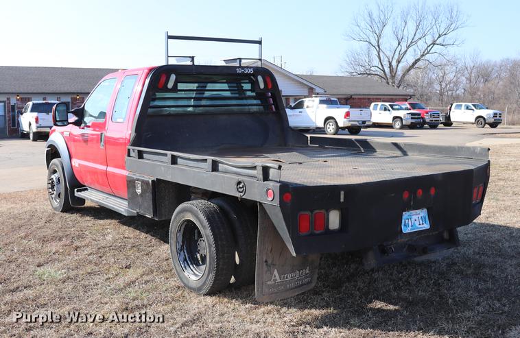 image for item EC9430 2007 Ford F450 Super Duty Super Cab flatbed truck