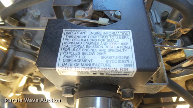 image for item ED9083 2000 Kawasaki Mule utility vehicle