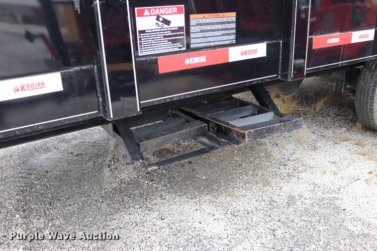 image for item ED9545 2016 Kodiak dump trailer