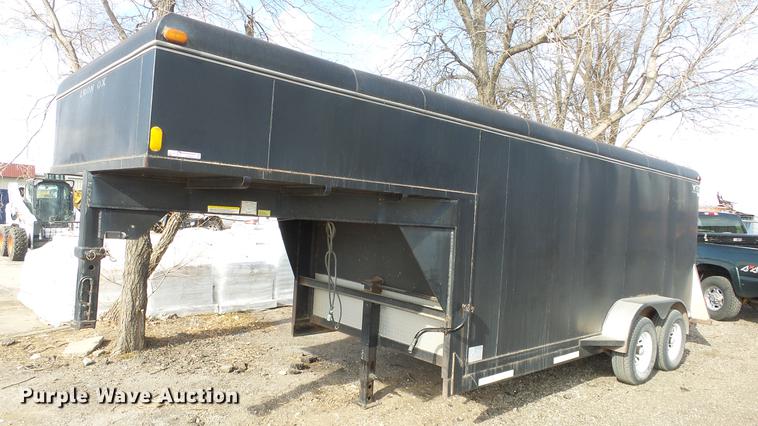 image for item EF9425 2002 Iron Ox enclosed cargo trailer