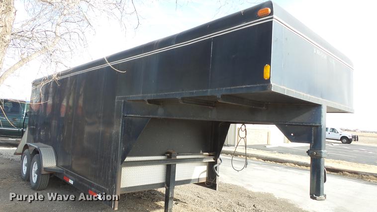 image for item EF9425 2002 Iron Ox enclosed cargo trailer