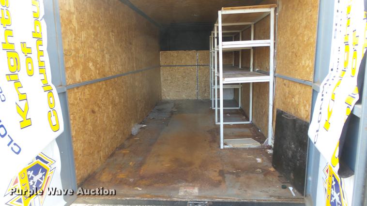 image for item EF9425 2002 Iron Ox enclosed cargo trailer