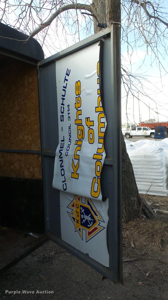 image for item EF9425 2002 Iron Ox enclosed cargo trailer