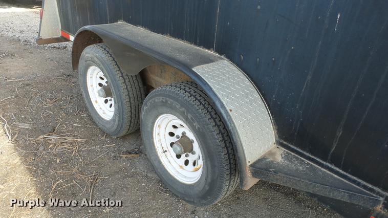 image for item EF9425 2002 Iron Ox enclosed cargo trailer