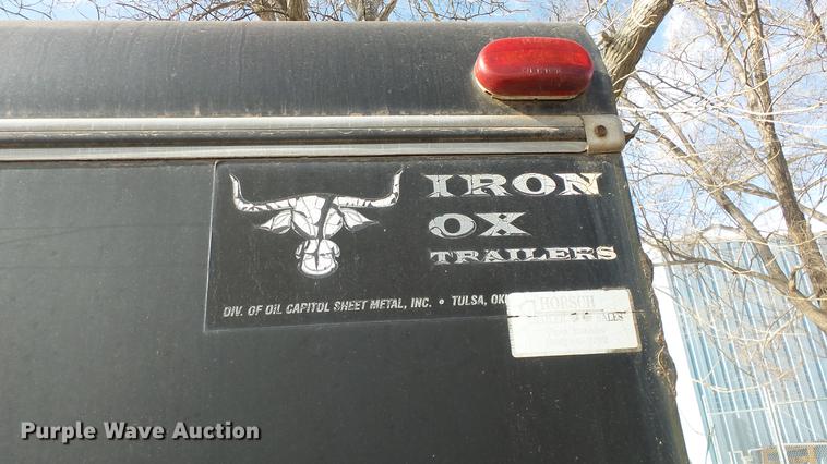 image for item EF9425 2002 Iron Ox enclosed cargo trailer