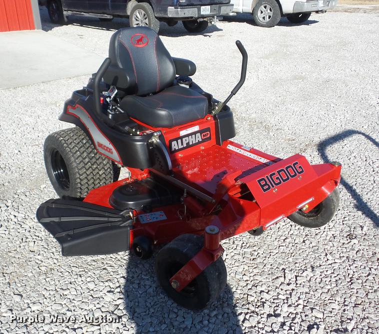 image for item EI9750 2017 Big Dog Alpha MP lawn mower