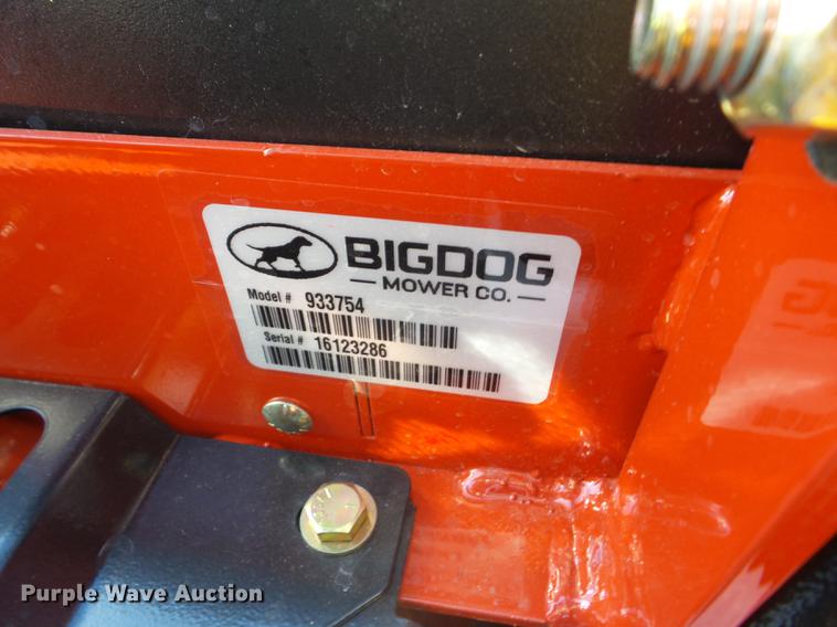 image for item EI9751 2017 Big Dog Stout lawn mower