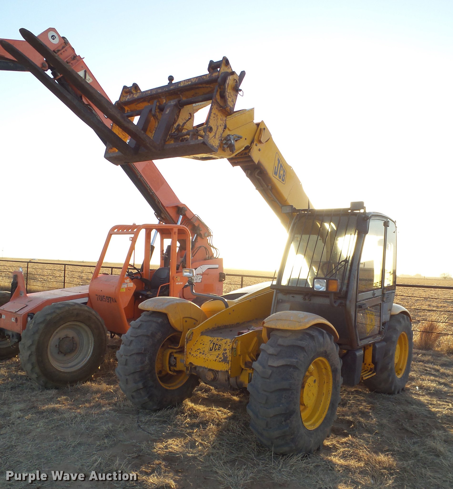 1998 JCB 540 telehandler in Wolfforth, TX Item EI9518 sold Purple Wave