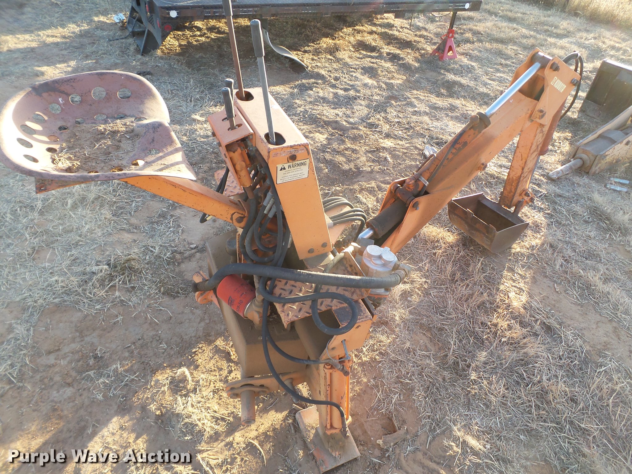 Kubota backhoe attachment in Wolfforth, TX Item EI9522 sold Purple Wave