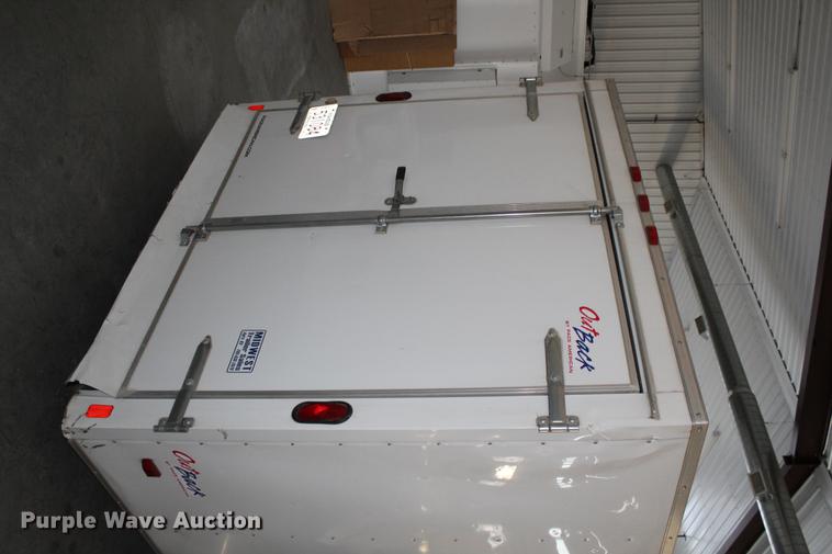 image for item DB6633 2009 Pace American DB716TA2 enclosed cargo trailer with gutter machine