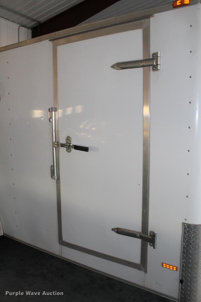 image for item DB6633 2009 Pace American DB716TA2 enclosed cargo trailer with gutter machine