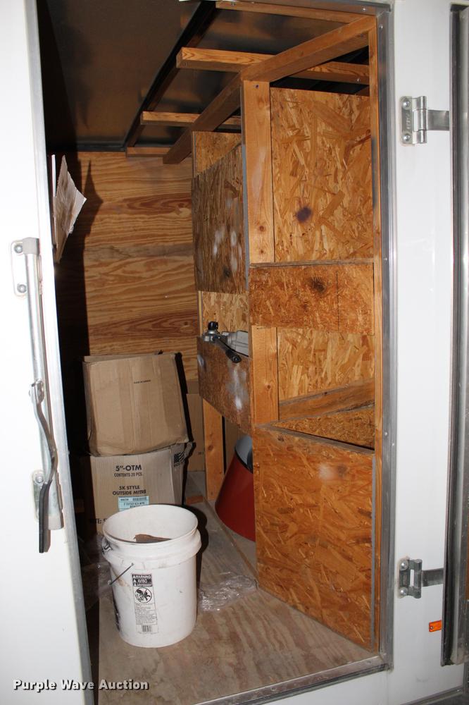 image for item DB6633 2009 Pace American DB716TA2 enclosed cargo trailer with gutter machine
