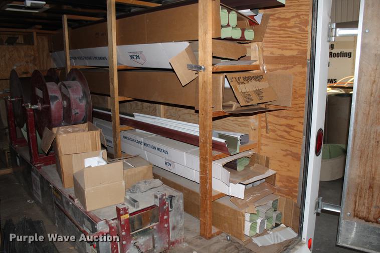 image for item DB6633 2009 Pace American DB716TA2 enclosed cargo trailer with gutter machine