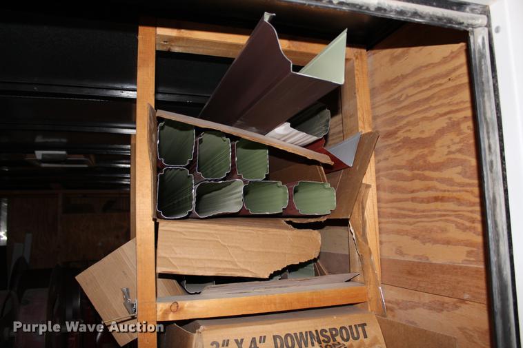 image for item DB6633 2009 Pace American DB716TA2 enclosed cargo trailer with gutter machine