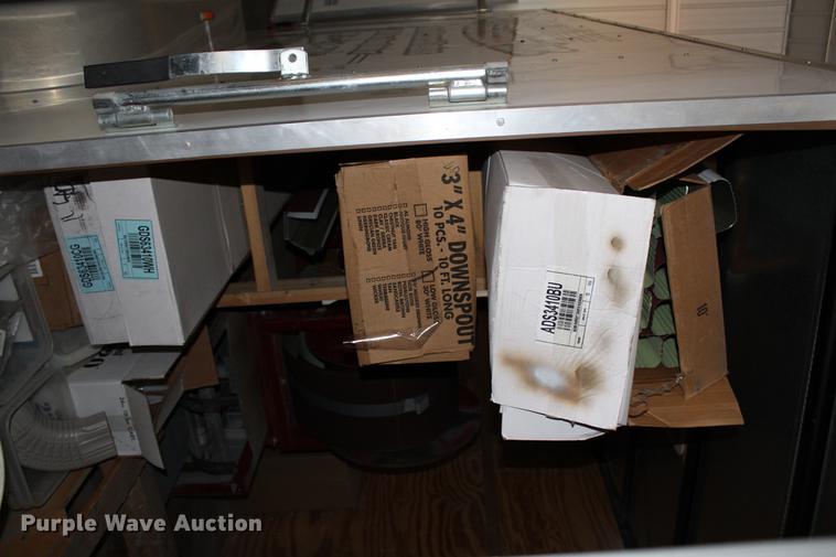 image for item DB6633 2009 Pace American DB716TA2 enclosed cargo trailer with gutter machine