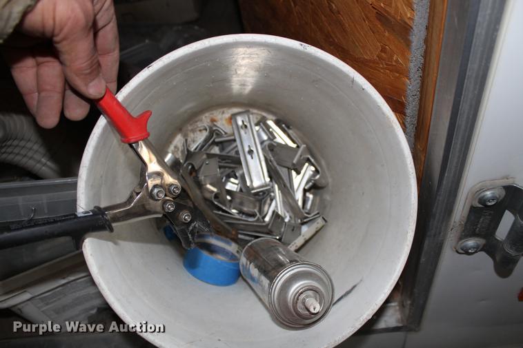 image for item DB6633 2009 Pace American DB716TA2 enclosed cargo trailer with gutter machine