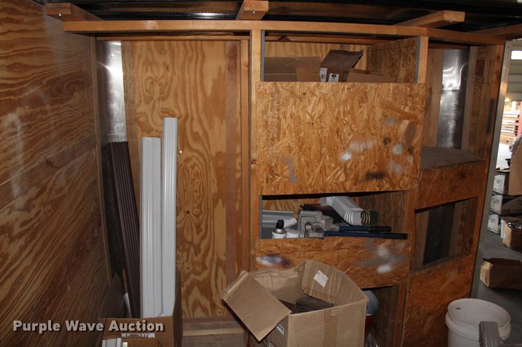 image for item DB6633 2009 Pace American DB716TA2 enclosed cargo trailer with gutter machine