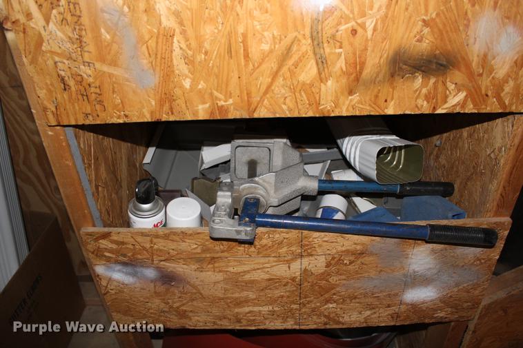 image for item DB6633 2009 Pace American DB716TA2 enclosed cargo trailer with gutter machine