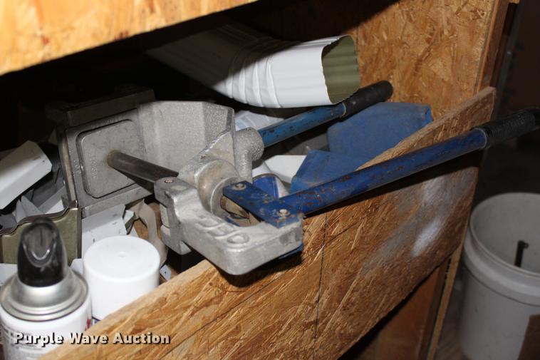 image for item DB6633 2009 Pace American DB716TA2 enclosed cargo trailer with gutter machine