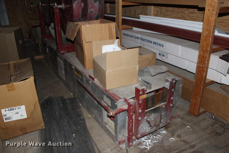 image for item DB6633 2009 Pace American DB716TA2 enclosed cargo trailer with gutter machine