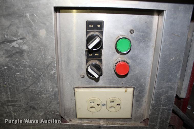 image for item DB6633 2009 Pace American DB716TA2 enclosed cargo trailer with gutter machine