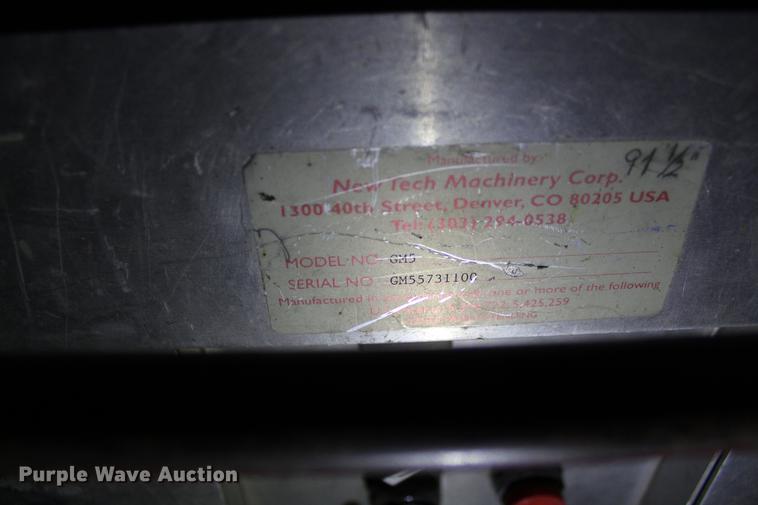 image for item DB6633 2009 Pace American DB716TA2 enclosed cargo trailer with gutter machine