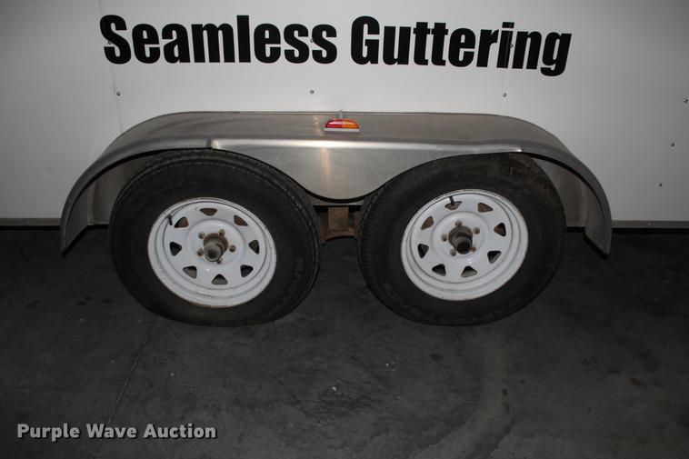 image for item DB6633 2009 Pace American DB716TA2 enclosed cargo trailer with gutter machine